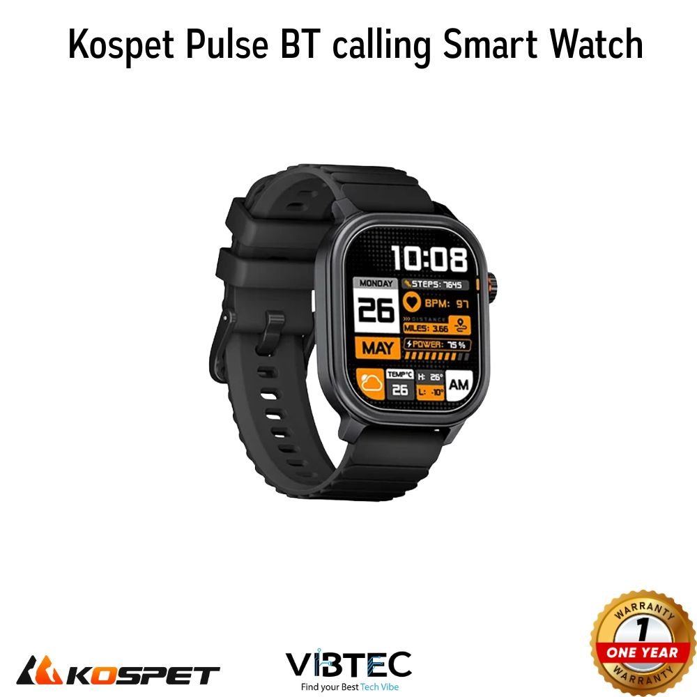 Kospet Pulse Bluetooth Calling Smart Watch – AMOLED Display